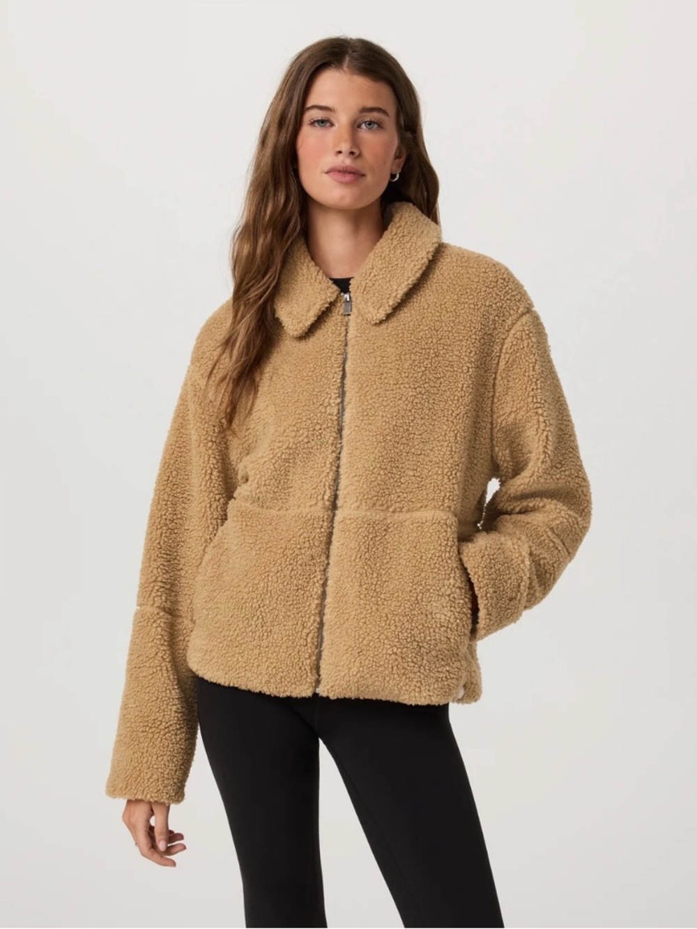 LIKE NEW Vuori Lou Full Zip Jacket - Small Butterscotch